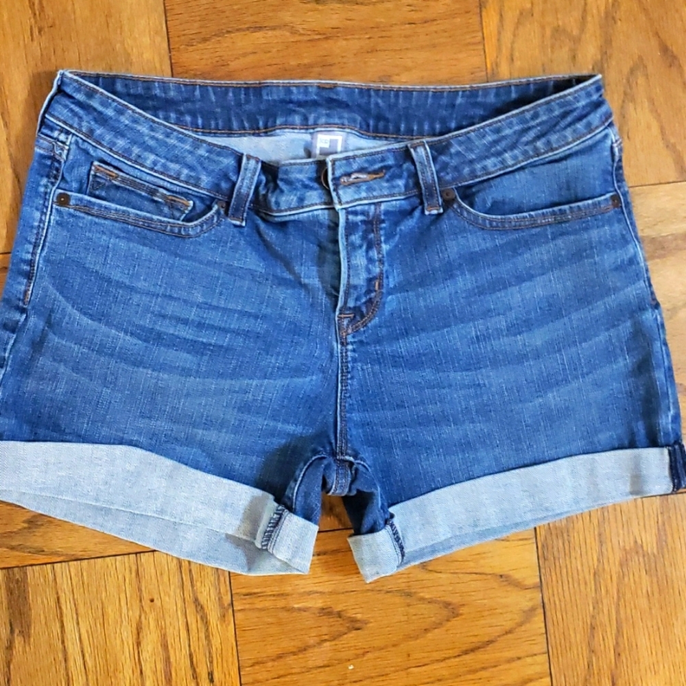 JcPenney Woman's Jean shorts.  Cuff is reversible.  Size 10